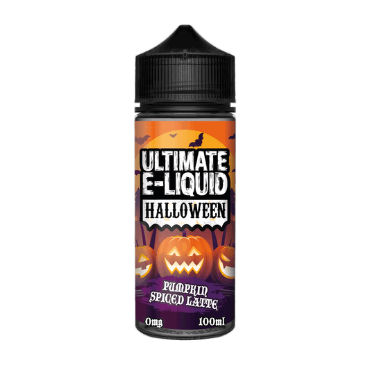 Halloween Pumpkin Spiced Latte 100ml Shortfill E-liquid by Ultimate Juice - Shop Vapour