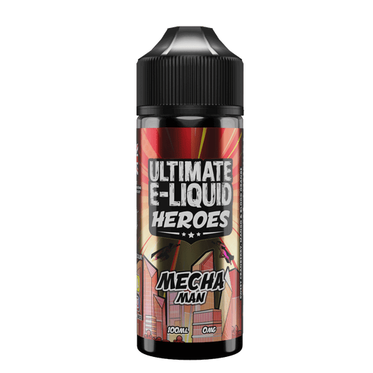 Heroes Mecha Man 100ml Shortfill E-liquid by Ultimate Juice - Shop Vapour