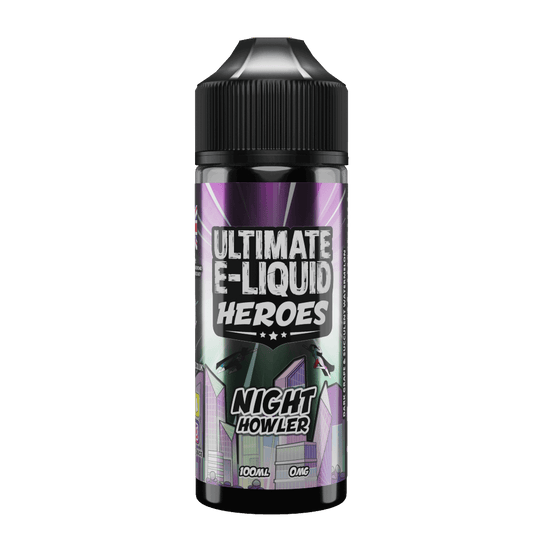 Heroes Night Howler 100ml Shortfill E-liquid by Ultimate Juice - Shop Vapour