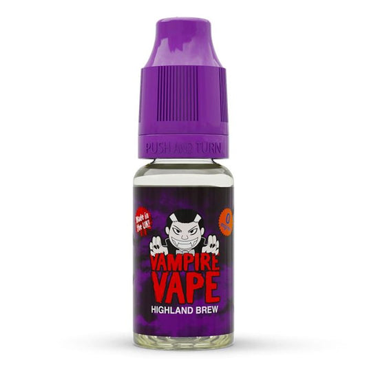 Highland Brew 10ml E-Liquid by Vampire Vape - Shop Vapour