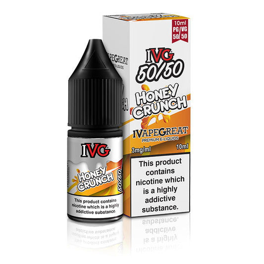 Honey Crunch 10ml E-Liquid by IVG 50/50 - Shop Vapour