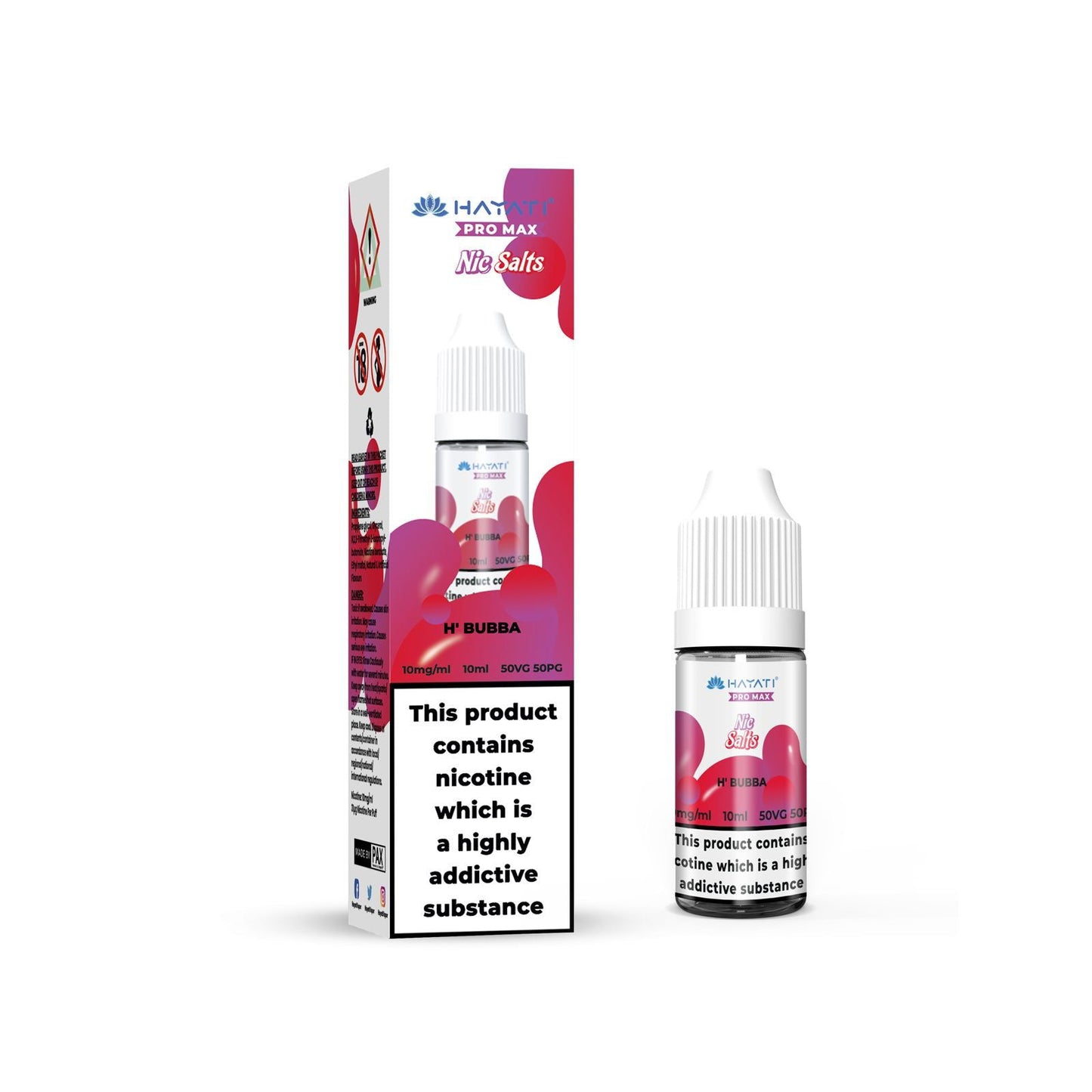 Hubba Bubba Nic Salt E-Liquid by Hayati Pro Max - Shop Vapour