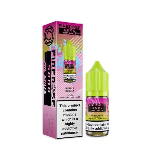 Hubbla Bubbla Nic Salt E-Liquid by Elux Firerose 5000 - Shop Vapour