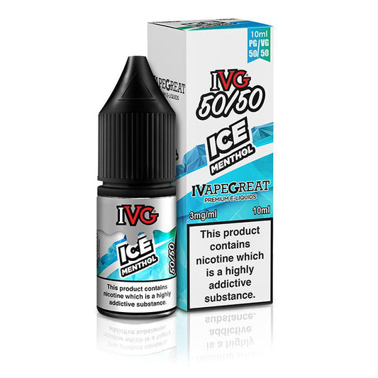 Ice Menthol 10ml E-Liquid by IVG 50/50 - Shop Vapour