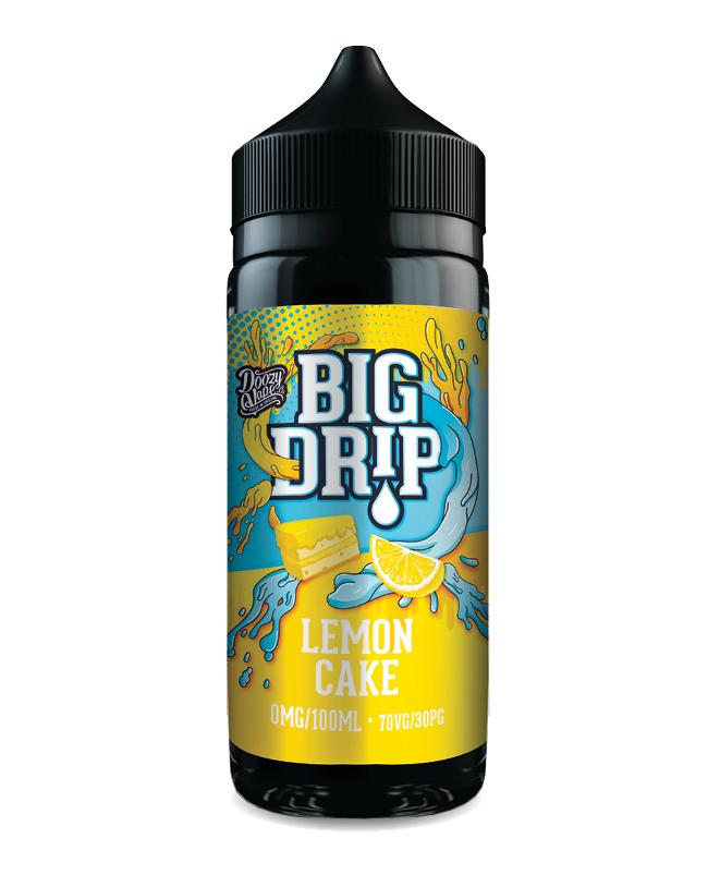Lemon Cake E-Liquid 100ml Shortfill E-Liquid by Big Drip - Shop Vapour