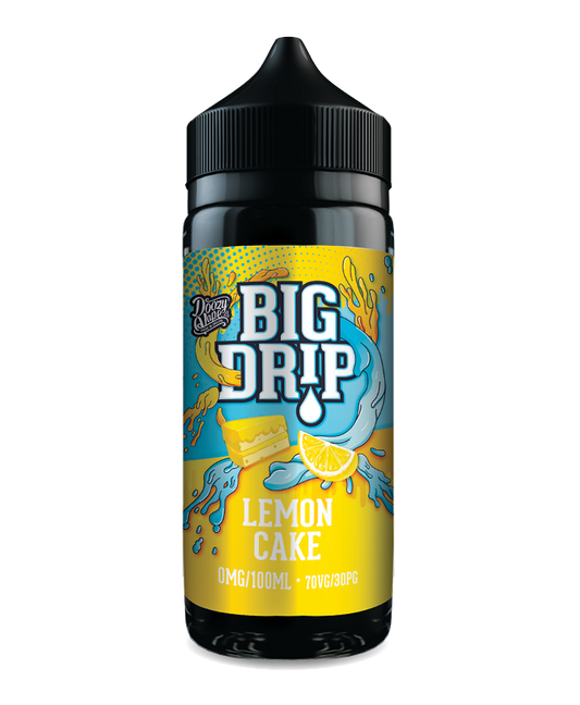 Lemon Cake E-Liquid 100ml Shortfill E-Liquid by Big Drip - Shop Vapour