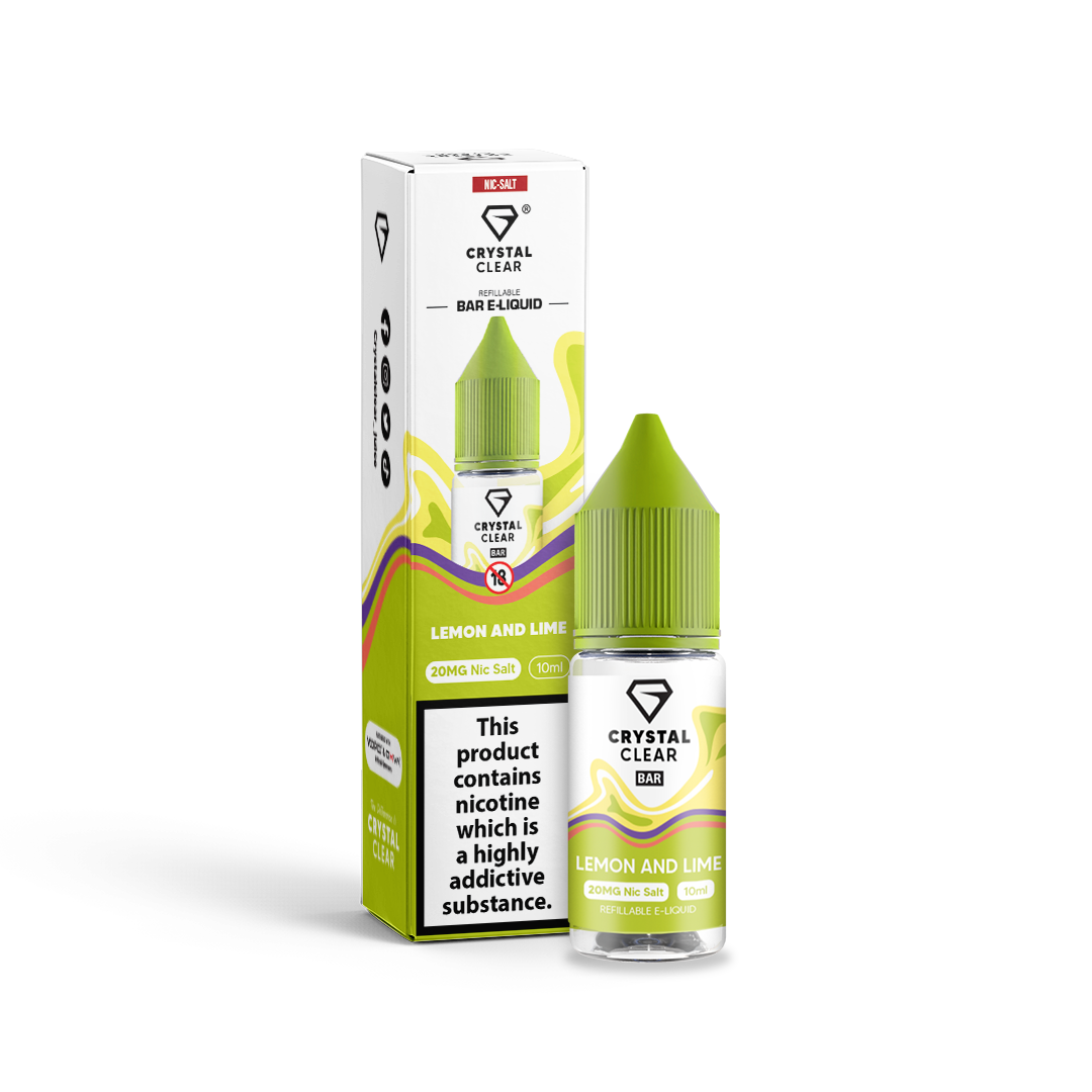 Lemon & Lime Bar Salts Nic Salt by Crystal Clear - Shop Vapour
