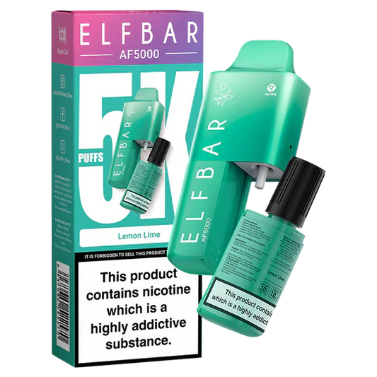 Lemon Lime Elf Bar AF5000 Disposable Vape - Shop Vapour