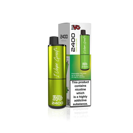 Lemon & Lime IVG 2400 Disposable Vape - Shop Vapour