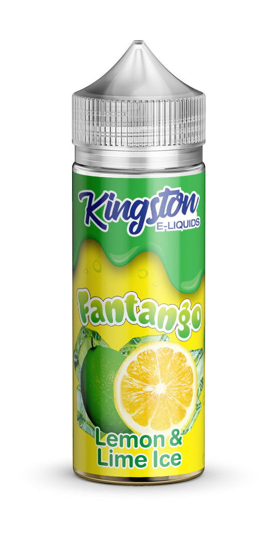 Lemon Lime Ice 100ml Shortfill E-Liquid by Kingston Fantago - Shop Vapour