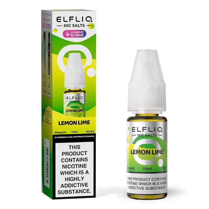 Lemon Lime Nic Salt E-Liquid by Elf Bar Elfliq - Shop Vapour