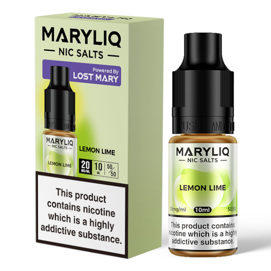 Lemon Lime Nic Salt E-Liquid by Lost Mary Maryliq - Shop Vapour