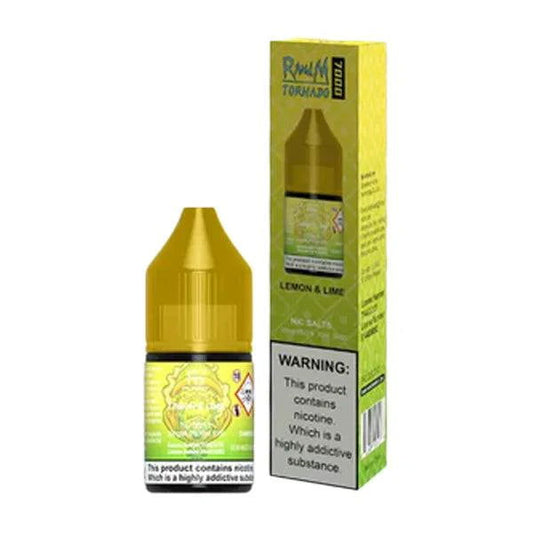 Lemon & Lime Nic Salt E-Liquid by RandM 7000 - Shop Vapour