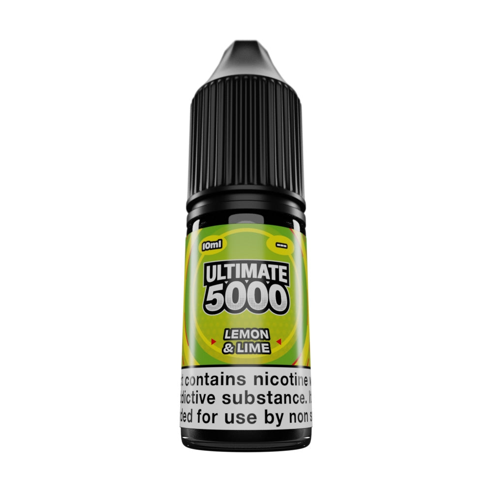 Lemon & Lime Nic Salt E-Liquid by Ultimate Bar 5000 - Shop Vapour