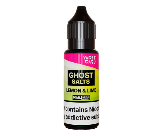 Lemon & Lime Nic Salt E-Liquid by Vapes Bars Ghost Salts - Shop Vapour