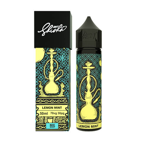 Lemon Mint 50ml Shortfill E-Liquid by Nasty Shisha Series - Shop Vapour