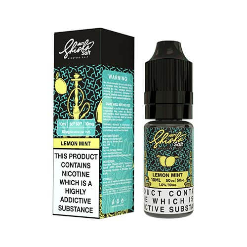 Lemon Mint Nic Salt E-Liquid by Nasty Shisha Salt - Shop Vapour
