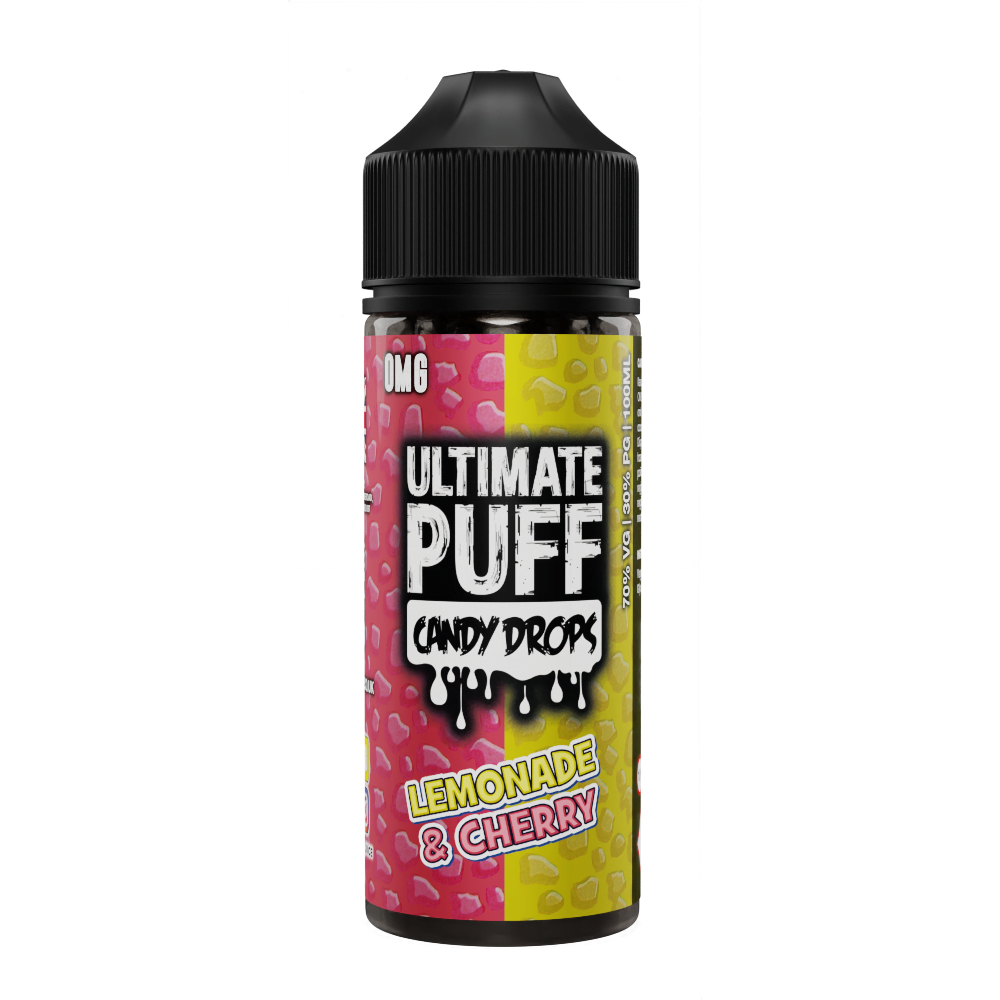 Lemonade & Cherry 100ml Shortfill E Liquid by Ultimate Puff Candy Drops - Shop Vapour