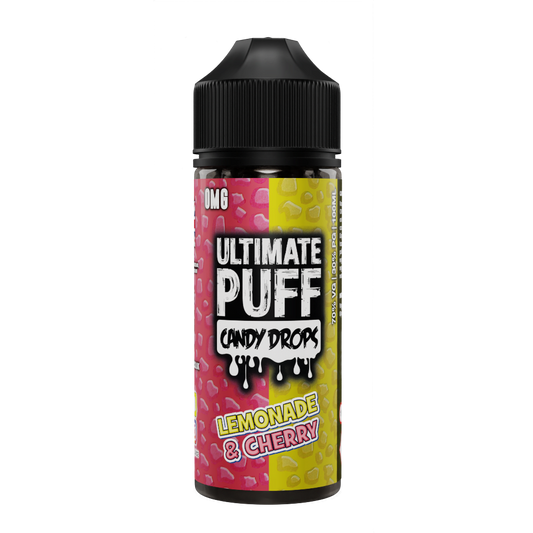 Lemonade & Cherry 100ml Shortfill E Liquid by Ultimate Puff Candy Drops - Shop Vapour
