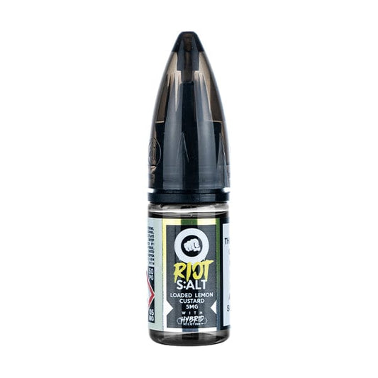 Loaded Lemon Custard Nic Salt E-Liquid by Riot S:alt - Shop Vapour
