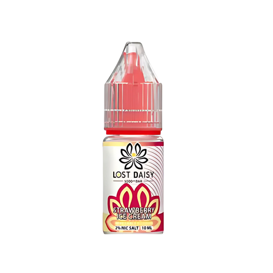 Strawberry Ice Cream Nic Salt E-Liquid by Lost Daisy