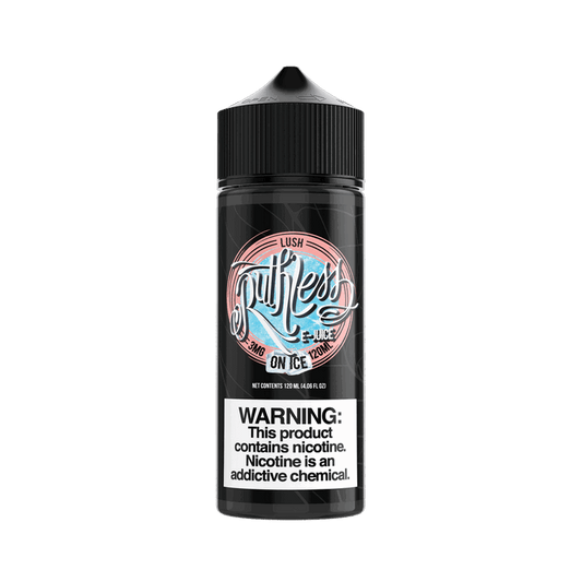 Lush On Ice Vape Juice 100ml Shortfill E-Liquid by Ruthless - Shop Vapour