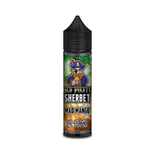 Mad Mango 50ml Shortfill E-Liquid by Old Pirate Sherbet - Shop Vapour