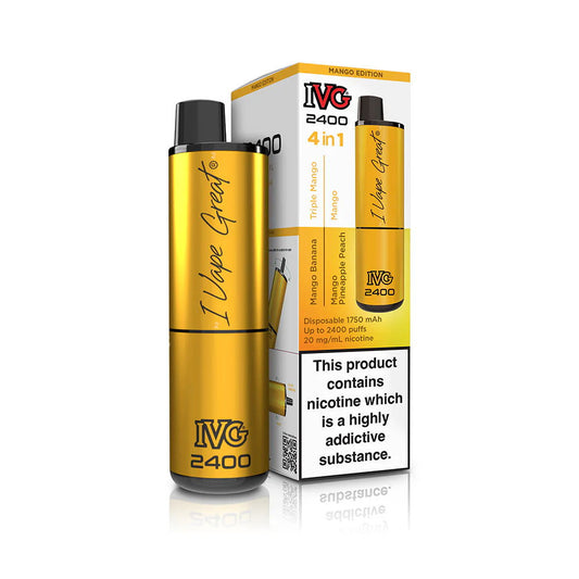 Mango Edition IVG 2400 Disposable Vape - Shop Vapour