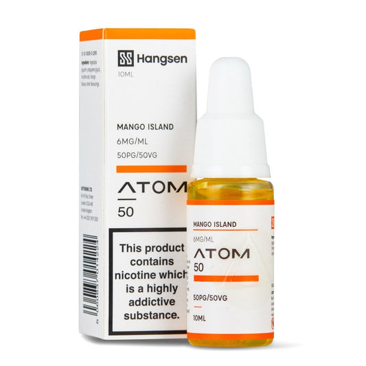Mango Island Nic Salt E-Liquid by Hangsen Atom 50/50 - Shop Vapour