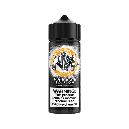 Mango Madness 100ml Shortfill E-Liquid by Ruthless Freeze - Shop Vapour