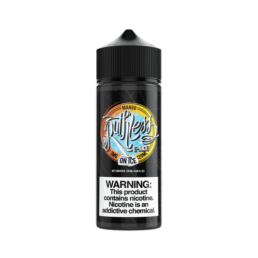 Mango On Ice Vape Juice 100ml Shortfill E-Liquid by Ruthless - Shop Vapour
