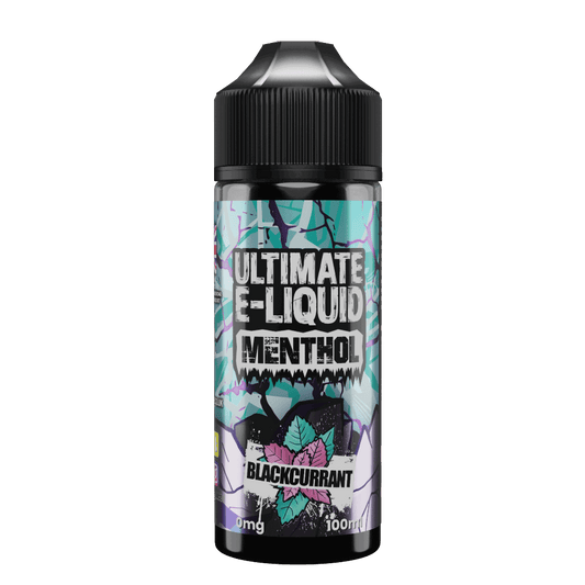 Menthol Blackcurrant 100ml Shortfill E-liquid by Ultimate Juice - Shop Vapour