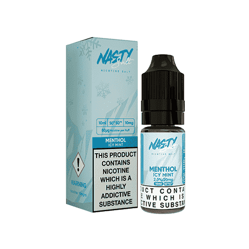Menthol Nic Salt E-Liquid by Nasty Salt - Shop Vapour