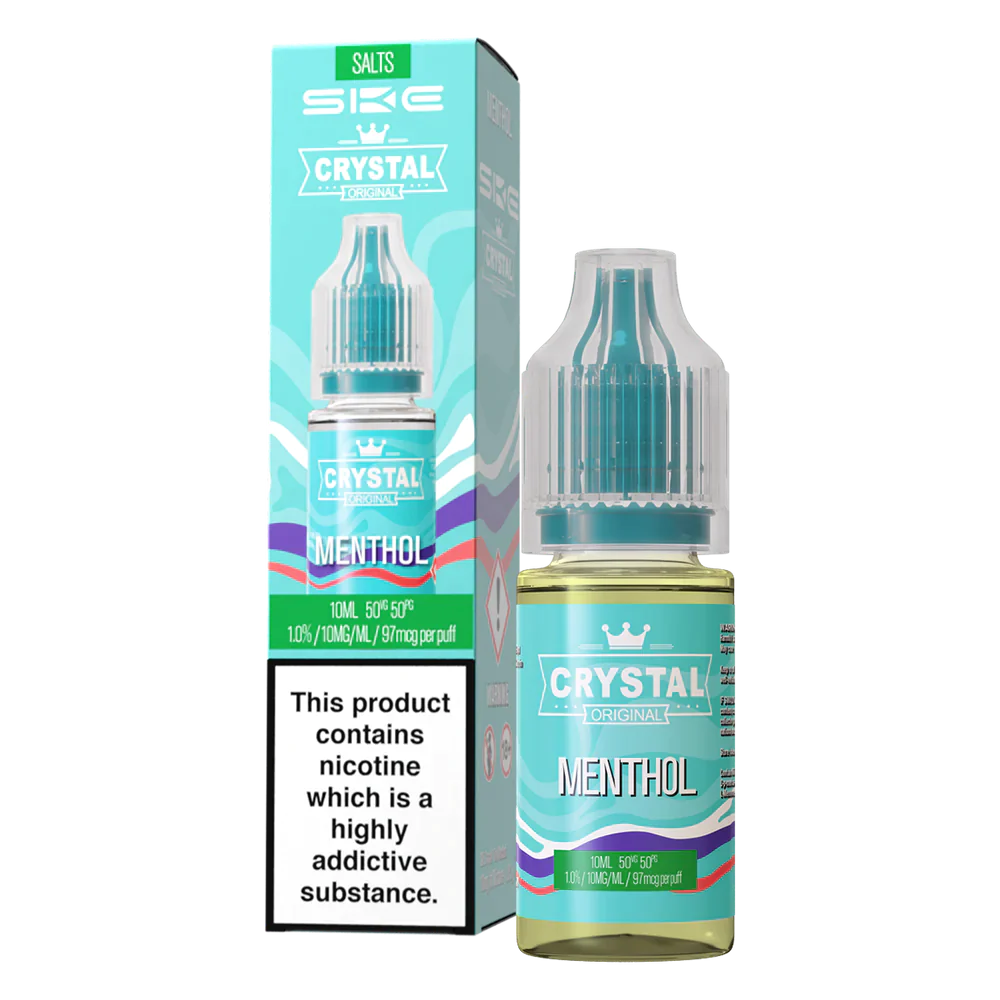 Menthol Nic Salt E-Liquid by SKE Crystal Original - Shop Vapour