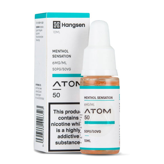 Menthol Sensation Nic Salt E-Liquid by Hangsen Atom 50/50 - Shop Vapour