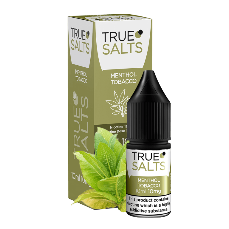 Menthol Tobacco Nic Salt E-Liquid by IVG True Salts - Shop Vapour