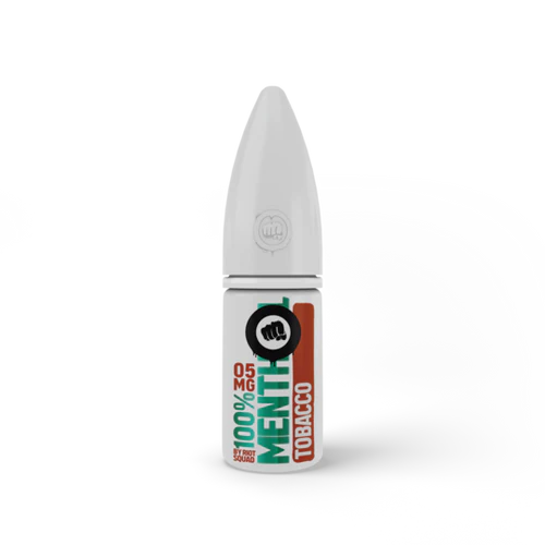 Menthol Tobacco Nic Salt E-Liquid by Riot Squad - Shop Vapour