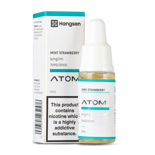 Mint Strawberry Nic Salt E-Liquid by Hangsen Atom - Shop Vapour