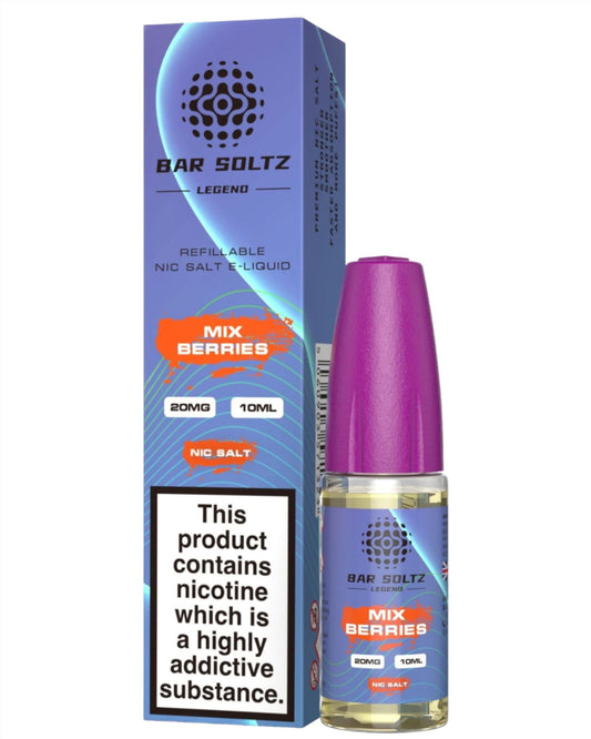 Mix Berries Nic Salt E-Liquid by Bar Soltz Legend - Shop Vapour
