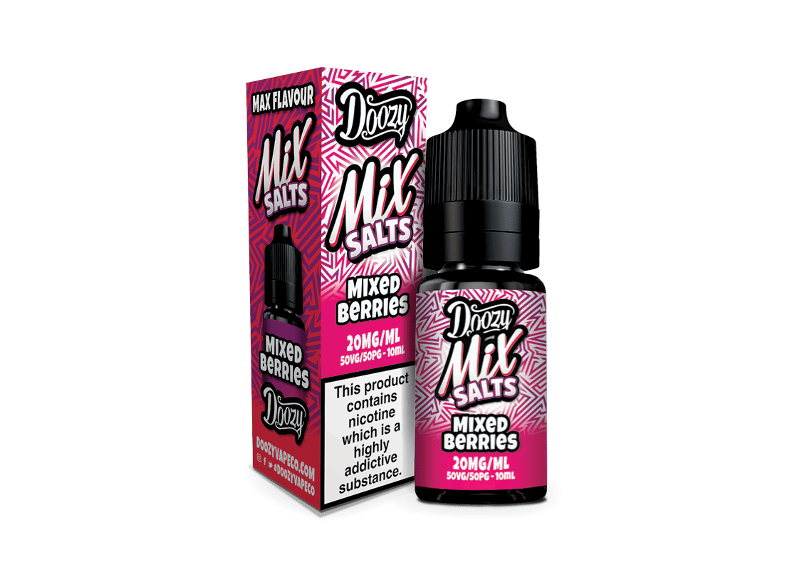 Mixed Berries Nic Salt E-Liquid by Doozy Mix Salts - Shop Vapour