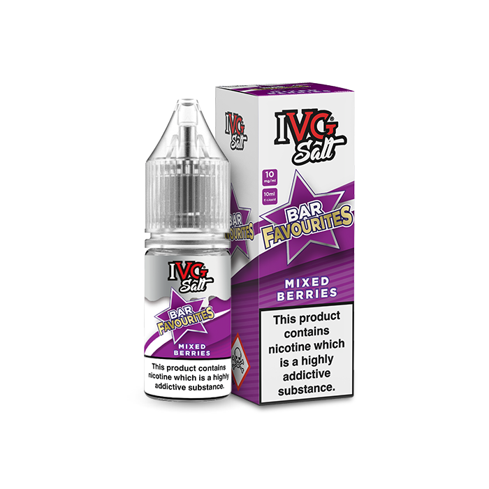 Mixed Berries Nic Salt E-Liquid by IVG Bar Favourites - Shop Vapour