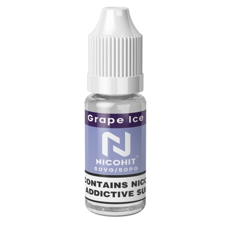 Nicohit Grape Ice 10ml 50/50 E-Liquid - Shop Vapour