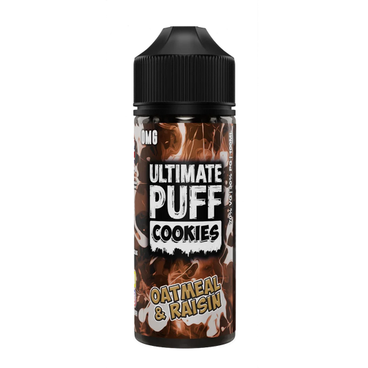Oatmeal & Raisin 100ml Shortfill E-Liquid by Ultimate Puff Cookies - Shop Vapour