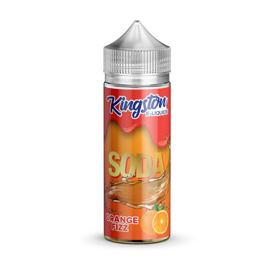 Orange Fizz 100ml Shortfill E-Liquid by Kingston Soda - Shop Vapour