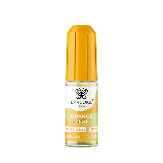 Orange Zest Nic Salt E-Liquid by Bar Juice 5000 - Shop Vapour