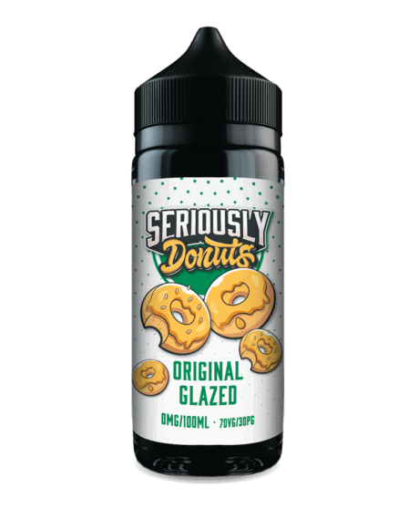 Original Glazed 100ml Shortfill E-liquid by Seriously Donuts - Shop Vapour