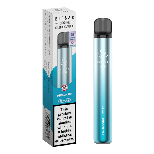 P&B Cloudd Elf Bar 600 V2 Disposable Vape - Shop Vapour