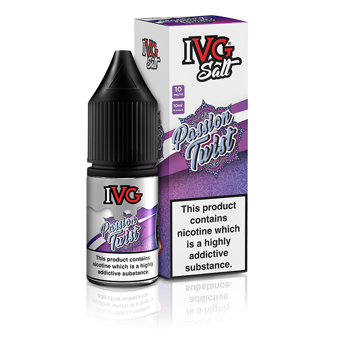 Passion Twist 10ml Nic Salt E-Liquid by IVG - Shop Vapour
