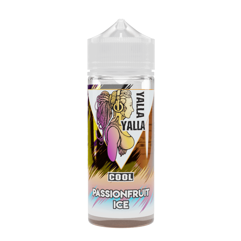 Passionfruit Ice Shortfill E-Liquid by Yalla Yalla Cool - Shop Vapour