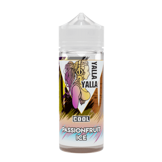 Passionfruit Ice Shortfill E-Liquid by Yalla Yalla Cool - Shop Vapour